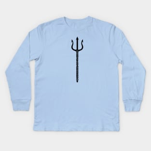 Guardian of the Sea - Trident Kids Long Sleeve T-Shirt